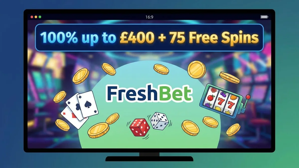 FreshBet bonus screen